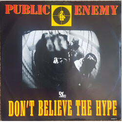 Public Enemy Don't Believe The Hype USED VINYL 12INCH 45 RPM STEREO