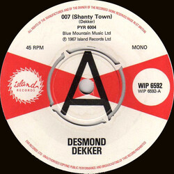 Desmond Dekker / Hopeton Lewis / Derrick Morgan 007 (Shanty Town) / Cool Collie / Judge Dread In Court USED VINYL 7INCH 45 RPM PROMO