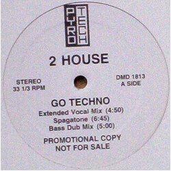 2 House Go Techno VINYL 12" USED