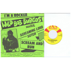Bob Burgos / Screaming Lord Sutch I'm A Rocker / Scream And Run USED VINYL 7INCH 45 RPM SINGLE