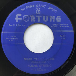 Nolan Strong / The Diablos Since You're Gone / Watcha Gonna Do USED VINYL 7INCH 45 RPM SINGLE