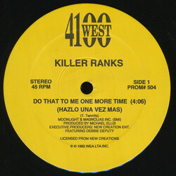 Killer Ranks Do That To Me One More Time USED VINYL 12"