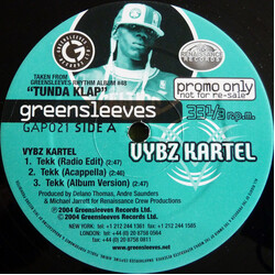 Vybz Kartel Tekk USED VINYL 12INCH 33 S RPM EP PROMO