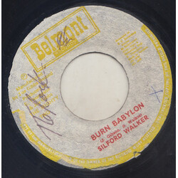 Sylford Walker Burn Babylon USED VINYL 7INCH 45 RPM