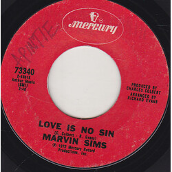 Marvin L. Sims Love Is No Sin / You Gotta Go USED VINYL 7INCH 45 RPM SINGLE
