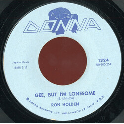 Ron Holden Gee, But I'm Lonesome USED VINYL 7INCH STYRENE