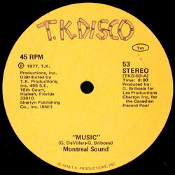 Montreal Sound (2) Music USED VINYL 12INCH 45 RPM