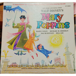 Robert B. Sherman / Richard M. Sherman / Marni Nixon / Dal McKennon / Bill Lee (4) The Story And Songs From Walt Disney's Mary Poppins Vinyl LP USED