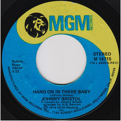 Johnny Bristol Hang On In There Baby / Take Care Of You For Me USED VINYL 7INCH 45 RPM SINGLE STYRENE