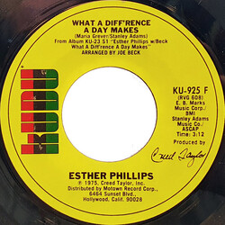 Esther Phillips What A Diff'rence A Day Makes USED VINYL 7INCH 45 RPM SINGLE STYRENE