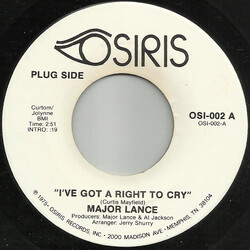 Major Lance I've Got A Right To Cry / You Keep Me Coming To You USED VINYL 7INCH 45 RPM PROMO
