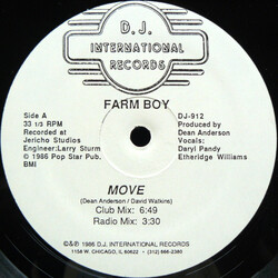 Farm Boy Move USED VINYL 12INCH 33 S RPM