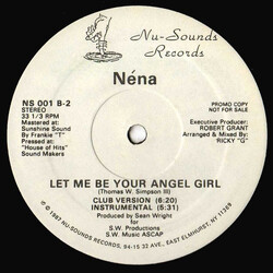 Néna (2) Let Me Be Your Angel Girl VINYL 12" USED