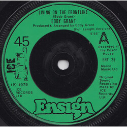 Eddy Grant Living On The Frontline (Full Length Version) USED VINYL 7INCH 45 RPM SINGLE