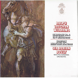 Ralph Vaughan Williams / Sir Adrian Boult / New Philharmonia Orchestra Symphony No. 4 In F Minor / Norfolk Rhapsody No. 1 Vinyl LP USED