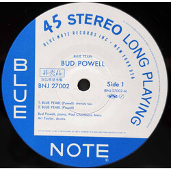 Bud Powell Blue Pearl USED VINYL 12INCH 45 RPM SINGLE LIMITED EDITION PROMO