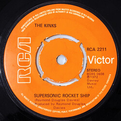 The Kinks Supersonic Rocket Ship USED VINYL 7INCH 45 RPM SINGLE
