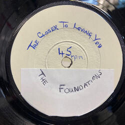 The Foundations Closer To Loving You / Change My Life USED VINYL 7INCH 45 RPM SINGLE WHITE LABEL