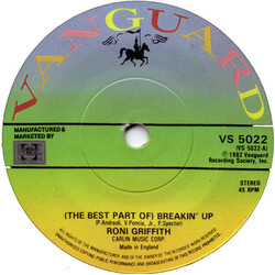 Roni Griffith (The Best Part Of) Breakin' Up Vinyl 7" USED