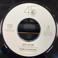 Bobby Thurston Just Ask Me / Foolish Man USED VINYL 7INCH 45 RPM REPRESS