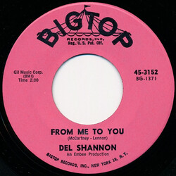 Del Shannon From Me To You USED VINYL 7INCH 45 RPM