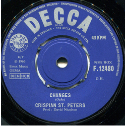 Crispian St. Peters Changes Vinyl 7" USED