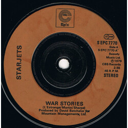 Starjets War Stories USED VINYL 7INCH 45 RPM SINGLE
