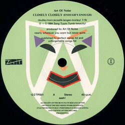 The Art Of Noise Closely Closely (Enough's Enough) USED VINYL 12INCH 45 RPM