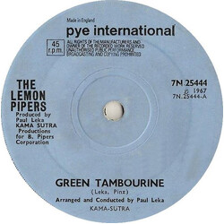 The Lemon Pipers Green Tambourine USED VINYL 7INCH SINGLE 45 RPM