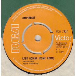 Grapefruit Lady Godiva (Come Home) USED VINYL 7INCH 45 RPM SINGLE