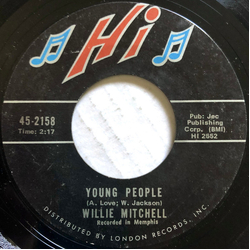 Willie Mitchell Young People Vinyl 7" USED