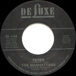 Manhattans Fever / Back Up Vinyl 7" USED
