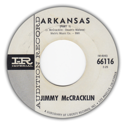 Jimmy McCracklin Arkansas (Part 1) / Arkansas (Part 2) Vinyl 7" USED