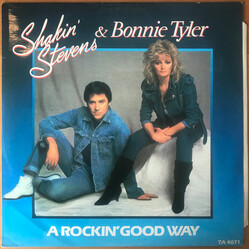Shakin' Stevens / Bonnie Tyler A Rockin' Good Way USED VINYL 12INCH 45 RPM SINGLE STEREO
