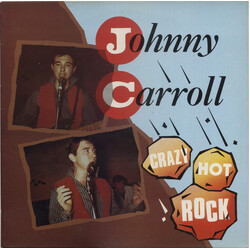 Johnny Carroll Crazy Hot Rock Vinyl LP USED