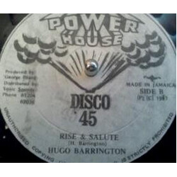 Johnny Osbourne / Hugo Barrington Love Is A Hurting Thing / Rise & Salute USED VINYL 12INCH SINGLE 45 RPM