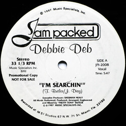 Debbie Deb I'm Searchin' USED VINYL 12INCH 33 S RPM PROMO