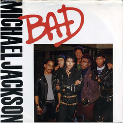 Michael Jackson Bad VINYL 7" USED