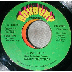 Jim Gilstrap Love Talk USED VINYL 7INCH 45 RPM