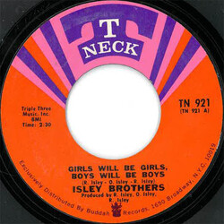 The Isley Brothers Girls Will Be Girls, Boys Will Be Boys USED VINYL 7INCH SINGLE STYRENE