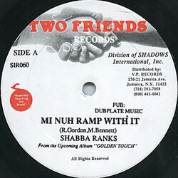 Shabba Ranks Mi Nuh Ramp With It USED VINYL 12INCH