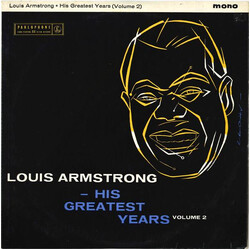 Louis Armstrong His Greatest Years - Volume 2 Vinyl LP USED