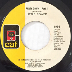 Little Beaver Party Down USED VINYL 7INCH 45 RPM SINGLE STYRENE STEREO