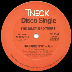 The Isley Brothers The Pride VINYL 12" USED
