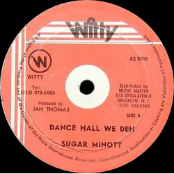 Sugar Minott Dance Hall We Deh USED VINYL 12INCH