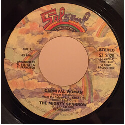 Mighty Sparrow Carnival Woman USED VINYL 7INCH STYRENE STEREO