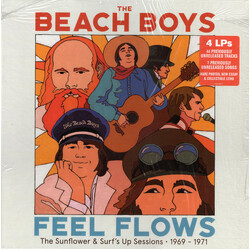 The Beach Boys Feel Flows (The Sunflower & Surf's Up Sessions 1969-1971) Vinyl 4 LP Box Set USED