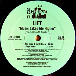 Lift Music Takes Me Higher VINYL 12" USED