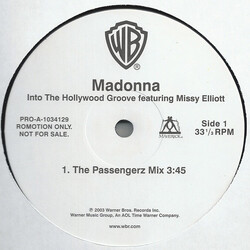 Madonna Into The Hollywood Groove USED VINYL 12INCH 33 S RPM PROMO