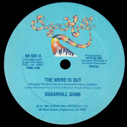 Sugarhill Gang The Word Is Out USED VINYL 12INCH 33 S RPM